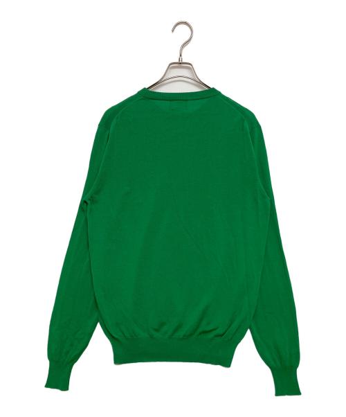 BALLANTYNE（バランタイン）BALLANTYNE (バランタイン) コットンニット グリーン サイズ:SIZE 50の古着・服飾アイテム