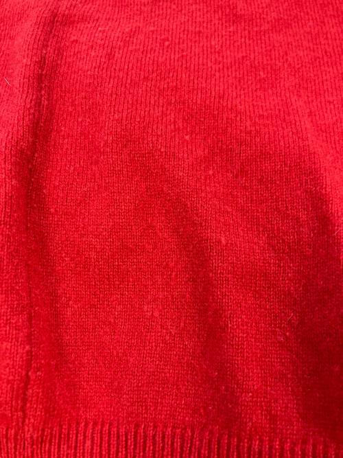 PLAY COMME des GARCONS（プレイコムデギャルソン）PLAY COMME des GARCONS (プレイコムデギャルソン) WOOL CARDIGAN レッド サイズ:SIZE XXLの古着・服飾アイテム