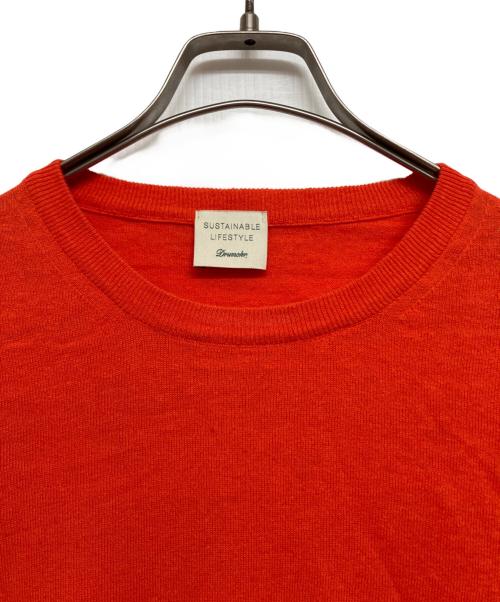 Drumohr（ドルモア）Drumohr (ドルモア) コットンリネンニット レッド サイズ:SIZE 50の古着・服飾アイテム