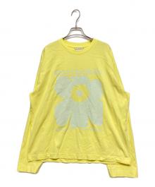 marimekko（マリメッコ）の古着「Reunat Unikko Placement 60th カットソー」｜イエロー