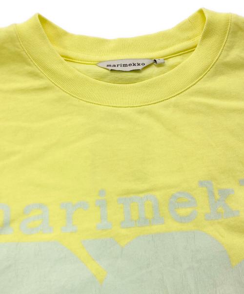 marimekko（マリメッコ）marimekko (マリメッコ) Reunat Unikko Placement 60th カットソー イエロー サイズ:SIZE Sの古着・服飾アイテム