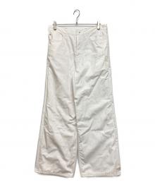 TSTS（ティーエスティーエス）の古着「2 Selpmas Denim Trousers」｜レッド×ホワイト