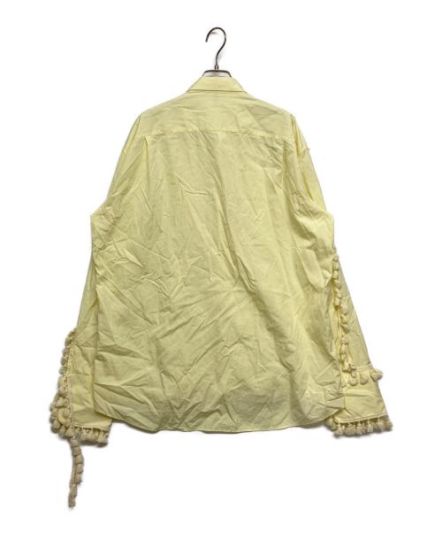 LOEWE（ロエベ）LOEWE (ロエベ) ポンポンタッセルドレスシャツ イエロー サイズ:SIZE40の古着・服飾アイテム