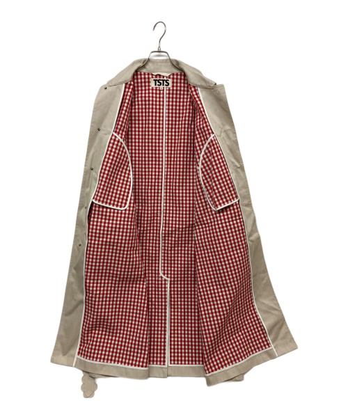 TSTS（ティーエスティーエス）TSTS (ティーエスティーエス) SPEECH BUBBLES BELTED CAR COAT 25AMM0801 ベージュ サイズ:SIZE　XLの古着・服飾アイテム