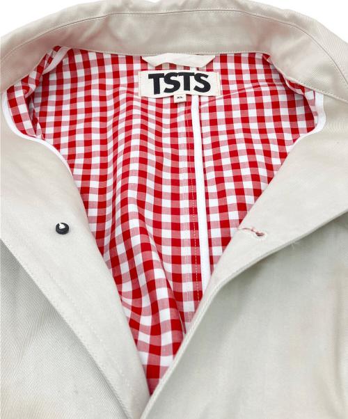 TSTS（ティーエスティーエス）TSTS (ティーエスティーエス) SPEECH BUBBLES BELTED CAR COAT 25AMM0801 ベージュ サイズ:SIZE　XLの古着・服飾アイテム