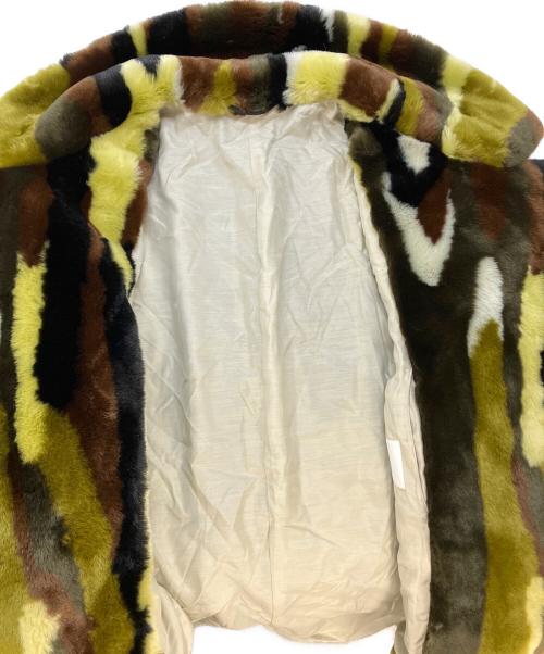TOGA VIRILIS（トーガ ビリリース）TOGA VIRILIS (トーガ ビリリース) フェイクファー ダブルブレストコート TV12-FA327 イエロー サイズ:SIZE 48の古着・服飾アイテム