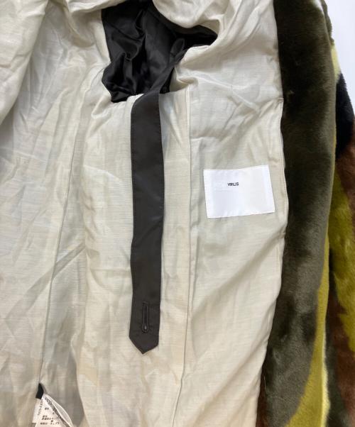 TOGA VIRILIS（トーガ ビリリース）TOGA VIRILIS (トーガ ビリリース) フェイクファー ダブルブレストコート TV12-FA327 イエロー サイズ:SIZE 48の古着・服飾アイテム