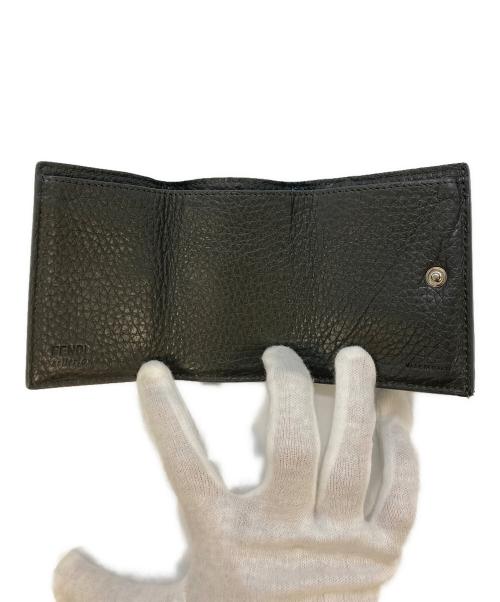 FENDI（フェンディ）FENDI (フェンディ) 3つ折り財布 グレー サイズ:実寸サイズを参照くださいの古着・服飾アイテム