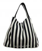 marimekkoマリメッコ）の古着「Knitted Bag Large Merirosvo ショルダーバッグ」｜ブラック×ホワイト