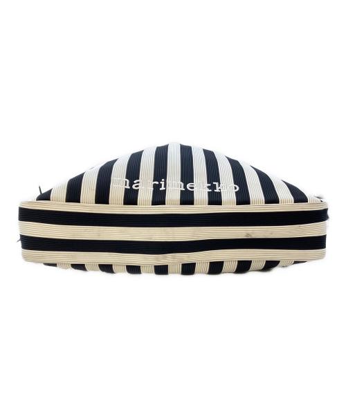 marimekko（マリメッコ）marimekko (マリメッコ) Knitted Bag Large Merirosvo ショルダーバッグ ブラック×ホワイト サイズ:実寸サイズ参照の古着・服飾アイテム