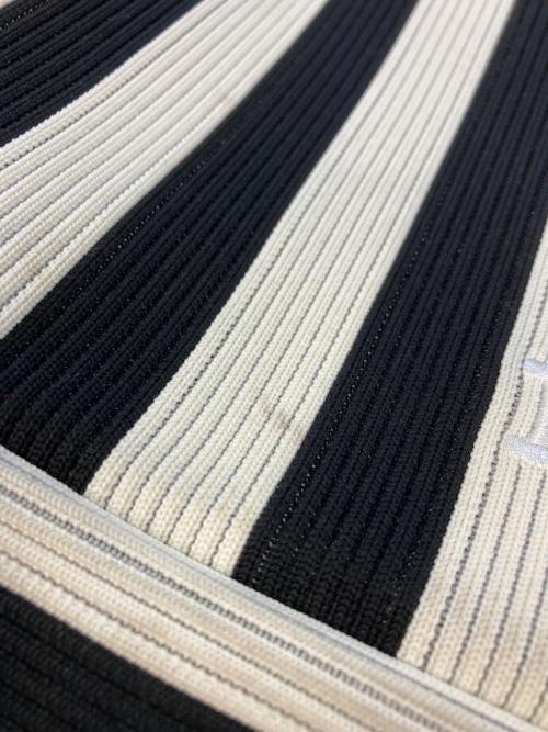 marimekko（マリメッコ）marimekko (マリメッコ) Knitted Bag Large Merirosvo ショルダーバッグ ブラック×ホワイト サイズ:実寸サイズ参照の古着・服飾アイテム