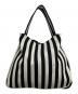 marimekko (マリメッコ) Knitted Bag Large Merirosvo ショルダーバッグ ブラック×ホワイト サイズ:実寸サイズ参照：20000円