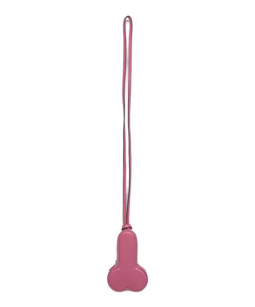 J.W.ANDERSON（ジェイダブリューアンダーソン）J.W.ANDERSON (ジェイダブリューアンダーソン) PENIS COIN PURSE ピンク サイズ:実寸サイズを参照くださいの古着・服飾アイテム