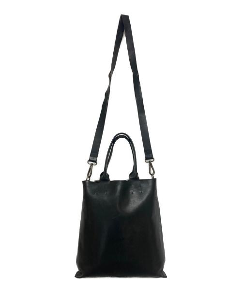 ANN DEMEULEMEESTER（アンドゥムルメステール）ANN DEMEULEMEESTER (アンドゥムルメステール) 2WAYバッグ ブラック サイズ:実寸サイズを参照くださいの古着・服飾アイテム