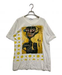 COMME des GARCONS SHIRT×Jean-Michel Basquiat（コムデギャルソンシャツ×ジャン ミシェル バスキア）の古着「プリントTシャツ」｜ホワイト