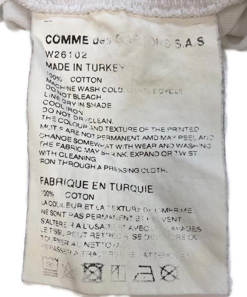 COMME des GARCONS SHIRT（コムデギャルソンシャツ）COMME des GARCONS SHIRT (コムデギャルソンシャツ) Jean-Michel Basquiat (ジャン ミシェル バスキア) プリントTシャツ ホワイト サイズ:xの古着・服飾アイテム