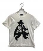 BLACK COMME des GARCONSブラックコムデギャルソン）の古着「プリントTシャツ」｜ホワイト