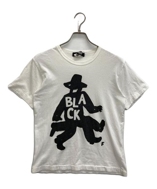BLACK COMME des GARCONS（ブラックコムデギャルソン）BLACK COMME des GARCONS (ブラックコムデギャルソン) プリントTシャツ ホワイト サイズ:SIZE Mの古着・服飾アイテム
