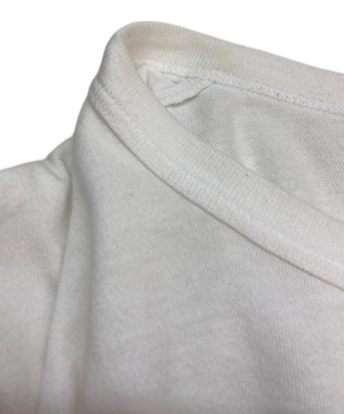 BLACK COMME des GARCONS（ブラックコムデギャルソン）BLACK COMME des GARCONS (ブラックコムデギャルソン) プリントTシャツ ホワイト サイズ:SIZE Mの古着・服飾アイテム