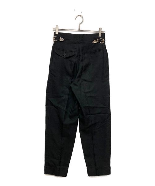 TOGA PULLA（トーガ プルラ）TOGA PULLA (トーガ プルラ) キュプラジャガードパンツ ブラック サイズ:SIZE34の古着・服飾アイテム