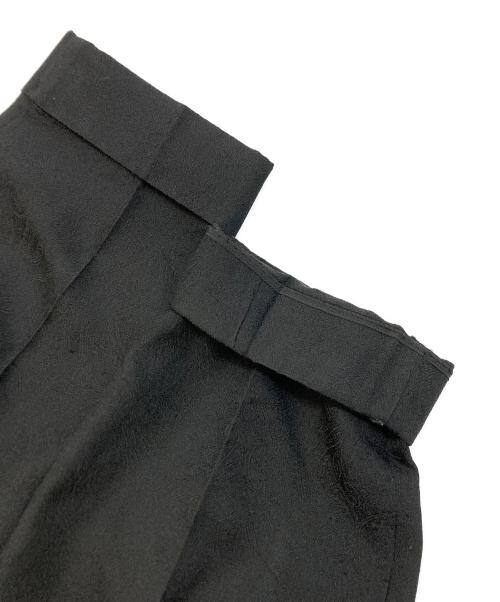TOGA PULLA（トーガ プルラ）TOGA PULLA (トーガ プルラ) キュプラジャガードパンツ ブラック サイズ:SIZE34の古着・服飾アイテム