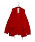 doublet（ダブレット）の古着「FLOWER CORSAGE CARDIGAN」｜レッド