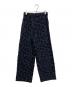 MACPHEE (マカフィー) カットジャカード イージーストレートパンツ ネイビー サイズ:SIZE34：5000円
