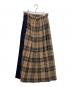 O'NEIL OF DUBLIN (オニールオブダブリン) 2カラーコンビキルトチェックスカート ベージュ×ネイビー サイズ:SIZE US8：9000円