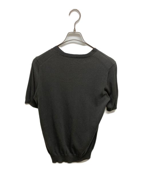 Whim Gazette（ウィムガゼット）Whim Gazette (ウィムガゼット) 半袖ニット グレー サイズ:SIZE Freeの古着・服飾アイテム