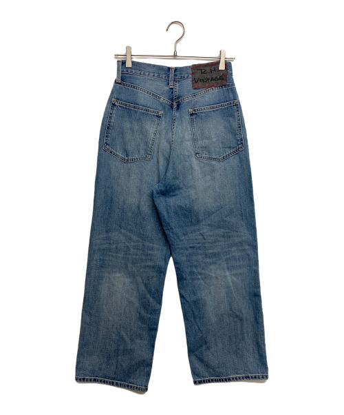 R.H.Vintage（ロンハーマン・ヴィンテージ）R.H.Vintage (ロンハーマン・ヴィンテージ) ワイドデニムパンツ 4010600133 インディゴ サイズ:SIZE25の古着・服飾アイテム