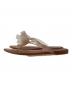 Christian Dior (クリスチャン ディオール) GLOSSY THONG FLAT ピンク サイズ:SIZE35：10000円
