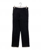 ANN DEMEULEMEESTERアンドゥムルメステール）の古着「ウール混ピンドットトラウザーズ/ pin-dot wool trousers」｜ブラック
