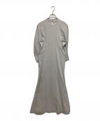 Mame Kurogouchiマメクロゴウチ）の古着「Cotton Jersey Flared Dress」｜ベージュ