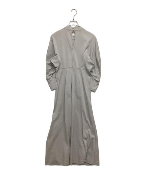 Mame Kurogouchi（マメクロゴウチ）Mame Kurogouchi (マメクロゴウチ) Cotton Jersey Flared Dress ベージュ サイズ:SIZE2の古着・服飾アイテム