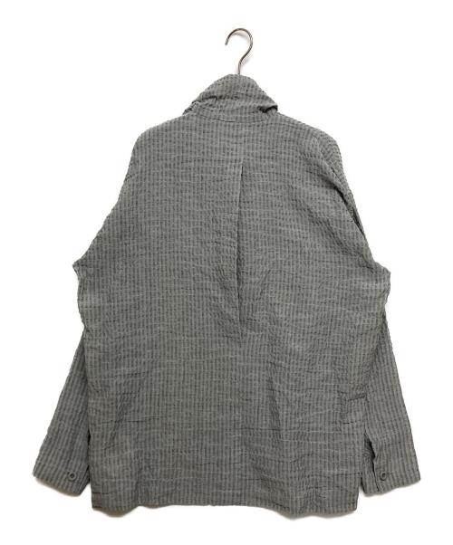 IM MEN（アイム メン）IM MEN (アイム メン) STRIPE LINEN SHRINK グレー サイズ:SIZE2 未使用品の古着・服飾アイテム