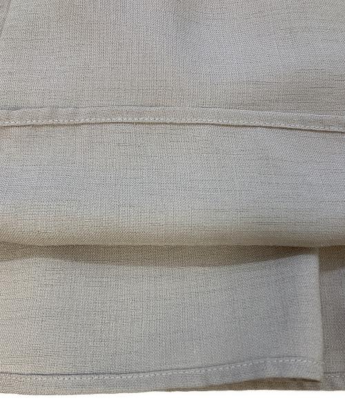 Snidel（スナイデル）Snidel (スナイデル) ラッフルカラーパイピングワンピース ベージュ サイズ:SIZE1の古着・服飾アイテム