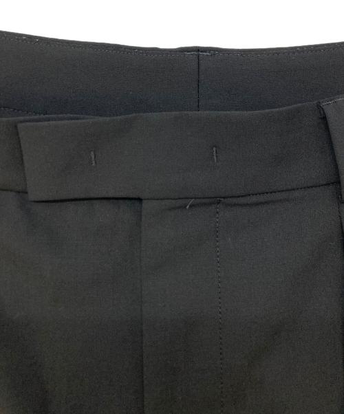 EMPORIO ARMANI（エンポリオアルマーニ）EMPORIO ARMANI (エンポリオアルマーニ) 2タックサイドラインワイドテーパードスラックス ブラック サイズ:SIZE48の古着・服飾アイテム