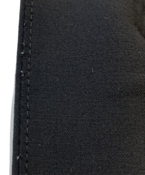 EMPORIO ARMANI（エンポリオアルマーニ）EMPORIO ARMANI (エンポリオアルマーニ) 2タックサイドラインワイドテーパードスラックス ブラック サイズ:SIZE48の古着・服飾アイテム