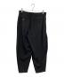 EMPORIO ARMANI (エンポリオアルマーニ) 2タックサイドラインワイドテーパードスラックス ブラック サイズ:SIZE48：12000円