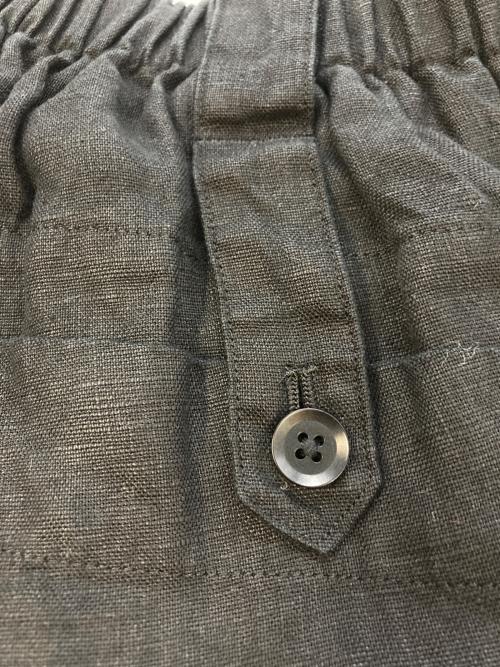 Yohji Yamamoto pour homme（ヨウジヤマモト プールオム）Yohji Yamamoto pour homme (ヨウジヤマモト プールオム) リネンギャザーバルーンパンツ ブラック サイズ:SIZE2の古着・服飾アイテム