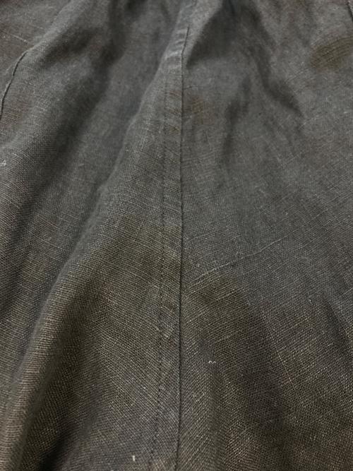 Yohji Yamamoto pour homme（ヨウジヤマモト プールオム）Yohji Yamamoto pour homme (ヨウジヤマモト プールオム) リネンギャザーバルーンパンツ ブラック サイズ:SIZE2の古着・服飾アイテム