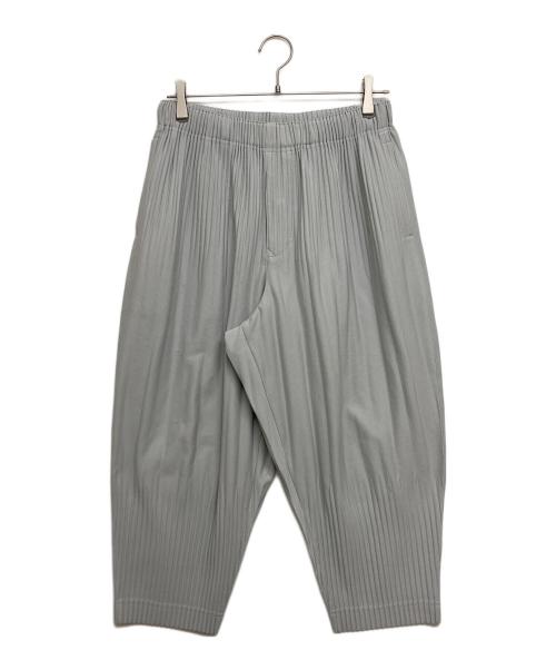 HOMME PLISSE ISSEY MIYAKE（オム プリッセ イッセイ ミヤケ）HOMME PLISSE ISSEY MIYAKE (オム プリッセ イッセイ ミヤケ) 消しプリーツパンツ グレー サイズ:SIZE2の古着・服飾アイテム