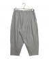 HOMME PLISSE ISSEY MIYAKE (オム プリッセ イッセイ ミヤケ) 消しプリーツパンツ グレー サイズ:SIZE2：10000円