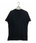 VERSACE (ヴェルサーチェ) ロゴ刺繍Tシャツ ブラック サイズ:SIZE L：10000円