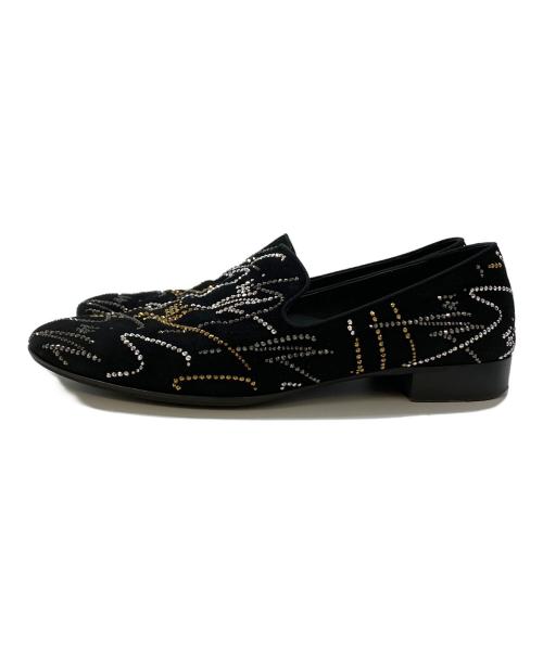 GIUSEPPE ZANOTTI（ジュゼッペザノッティ）GIUSEPPE ZANOTTI (ジュゼッペザノッティ) G-GLAM/スリッポン ブラック サイズ:SIZE41の古着・服飾アイテム