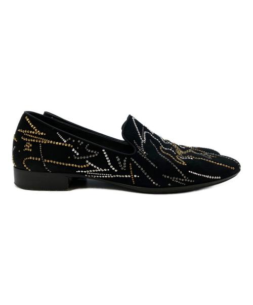 GIUSEPPE ZANOTTI（ジュゼッペザノッティ）GIUSEPPE ZANOTTI (ジュゼッペザノッティ) G-GLAM/スリッポン ブラック サイズ:SIZE41の古着・服飾アイテム