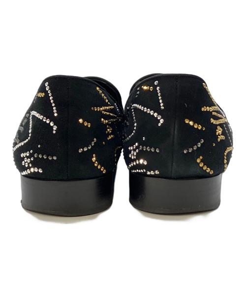 GIUSEPPE ZANOTTI（ジュゼッペザノッティ）GIUSEPPE ZANOTTI (ジュゼッペザノッティ) G-GLAM/スリッポン ブラック サイズ:SIZE41の古着・服飾アイテム