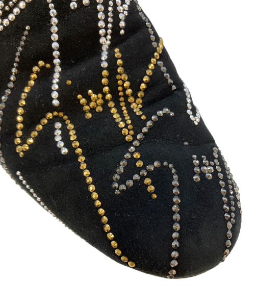 GIUSEPPE ZANOTTI（ジュゼッペザノッティ）GIUSEPPE ZANOTTI (ジュゼッペザノッティ) G-GLAM/スリッポン ブラック サイズ:SIZE41の古着・服飾アイテム