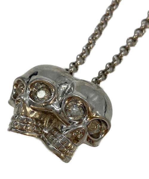 ALEXANDER McQUEEN（アレキサンダーマックイーン）ALEXANDER McQUEEN (アレキサンダーマックイーン) スカルペンダントネックレス シルバーの古着・服飾アイテム