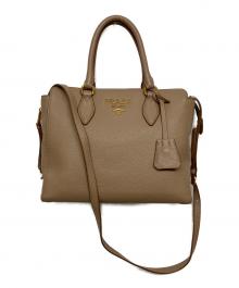 PRADA（プラダ）の古着「2WAYショルダーバッグ」｜ベージュ（CAMMEO(カメオ））